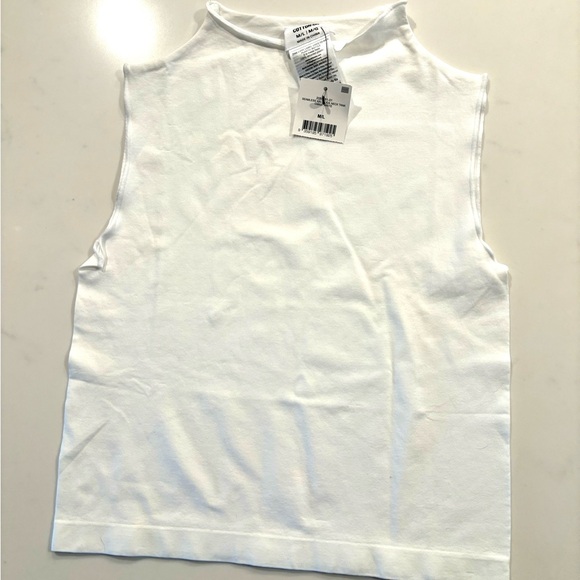 COTTON ON•Kiki white mock neck crop top M/L NWT - Picture 2 of 4